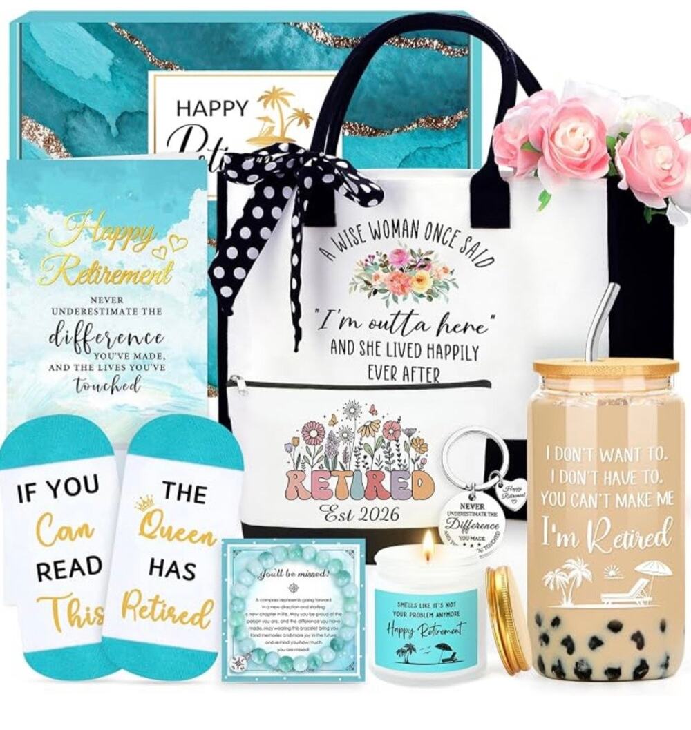 Retirement Gifts for Women 2026 The Queen Has Retired Gift Basket Funny Teacher